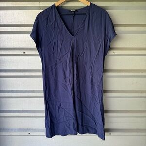 Madewell Deep Blue V-Neck Tunic